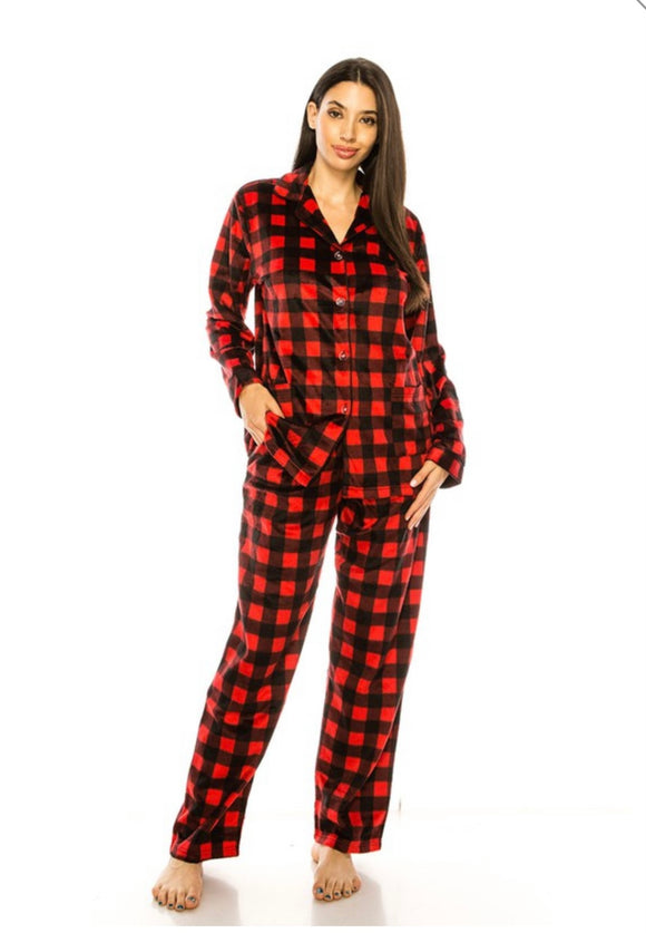 Pijama Mujer plaid classic