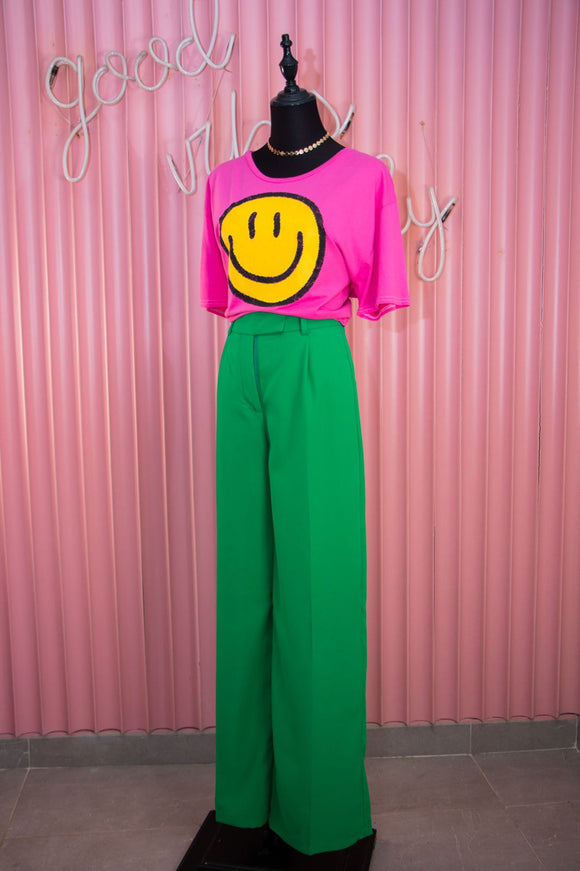 Blusa Happy Face Pink