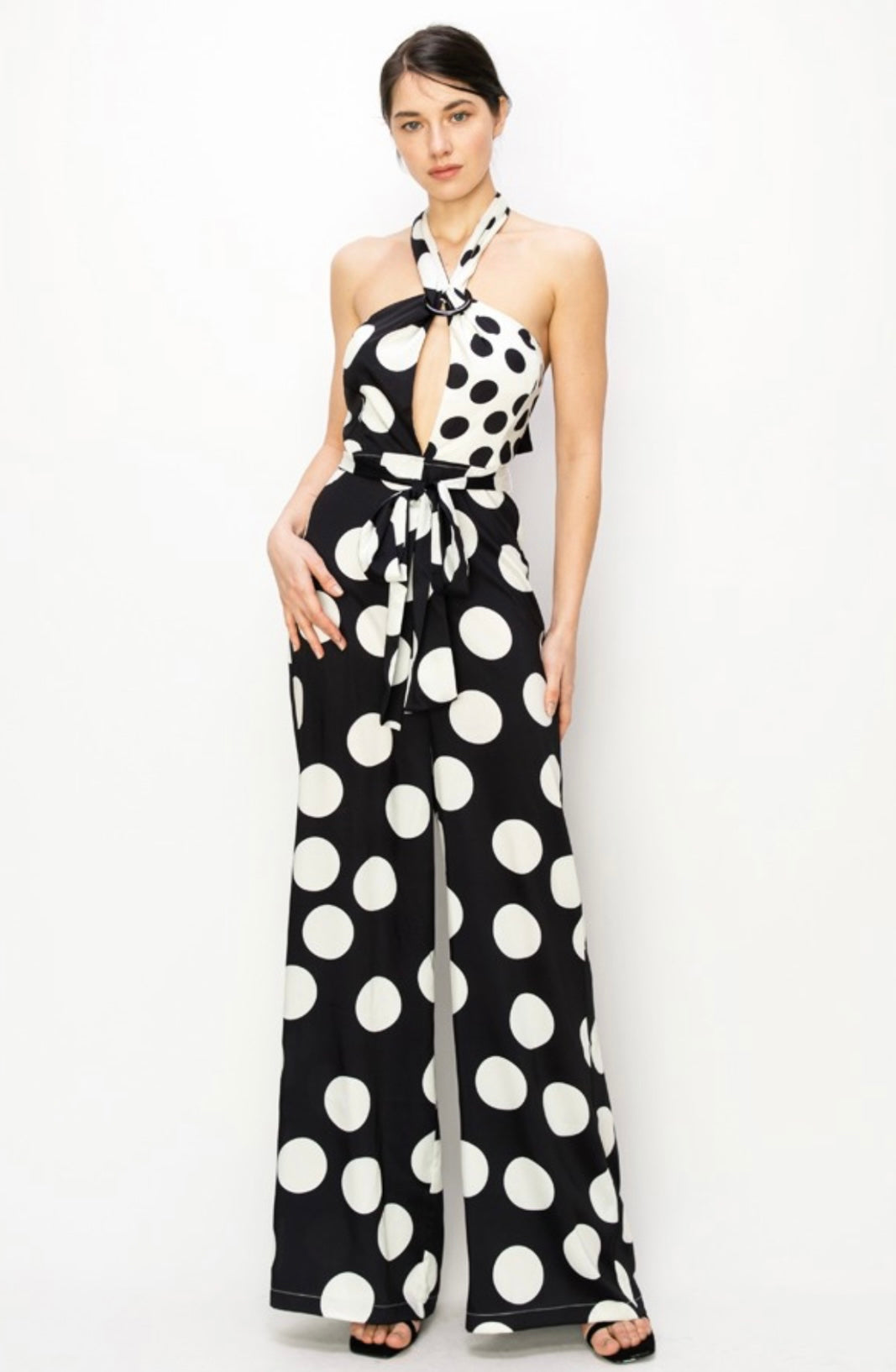 Miss selfridge sales polka dot jumpsuit