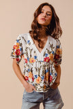 BLUSA BORDAD COLORES